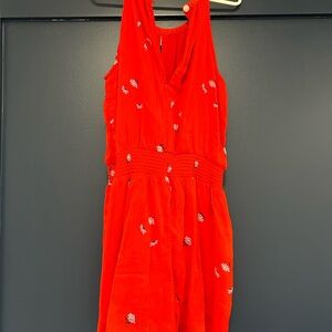 Abercrombie Kids Red Floral Dress